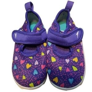Speedo Kids Surfwalker Shoes Purple Hearts Water Shoes Size Small 5-6